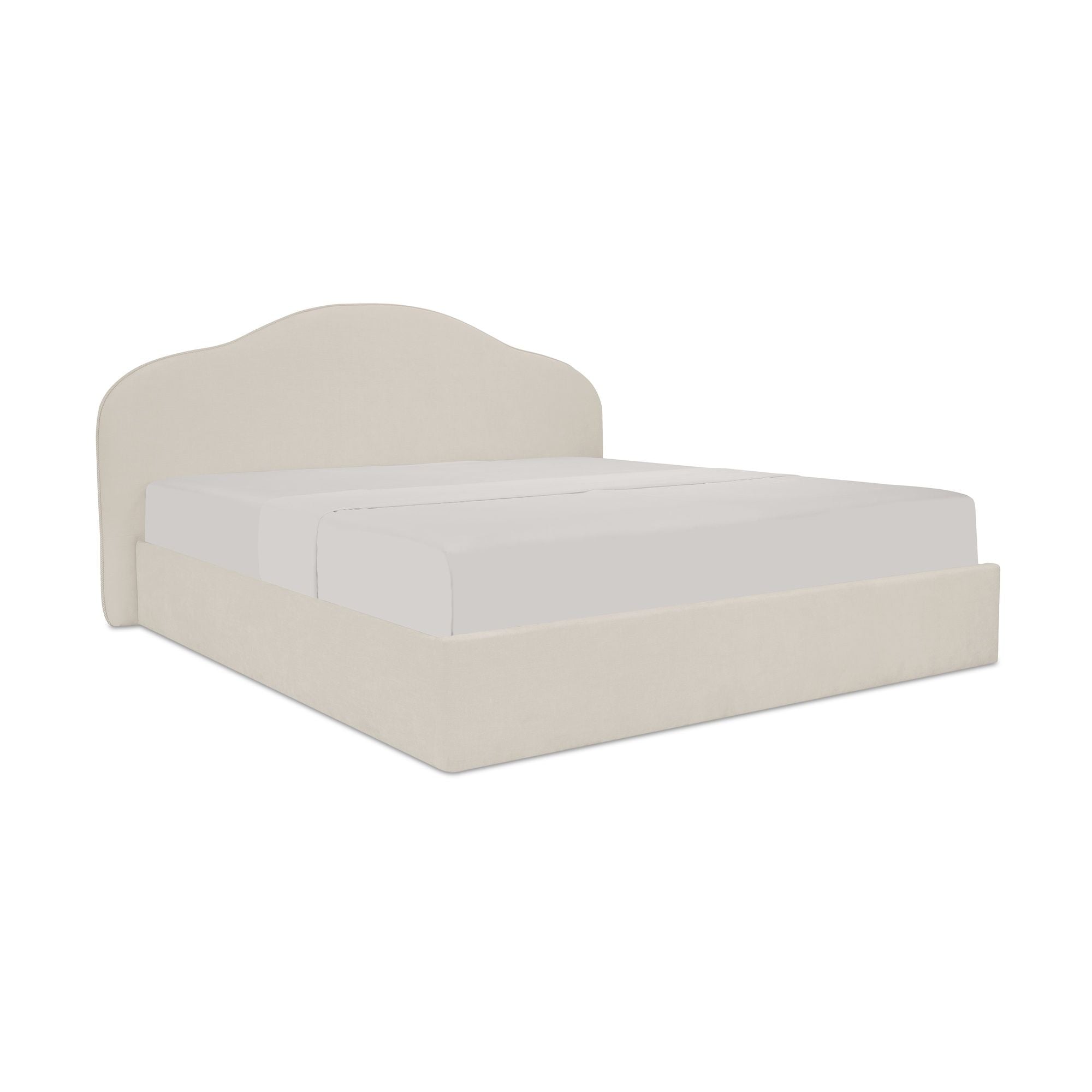 Maggie - Queen Storage Bed - Cream