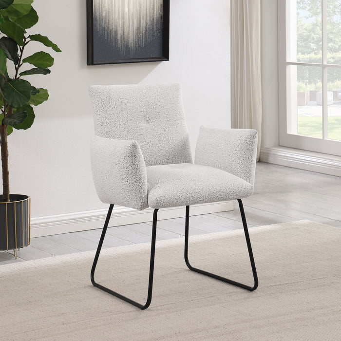 Ackland - Upholstered Dining Side Chair (Set of 2) - Light Gray