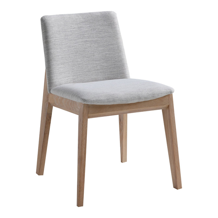 Deco - Oak Dining Chair (Set of 2) - Light Gray