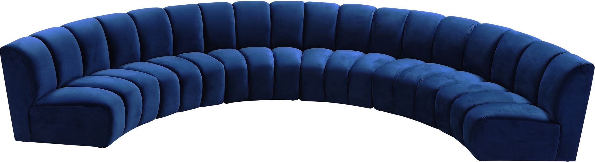 Infinity - 6 Piece Velvet Modular Sectional