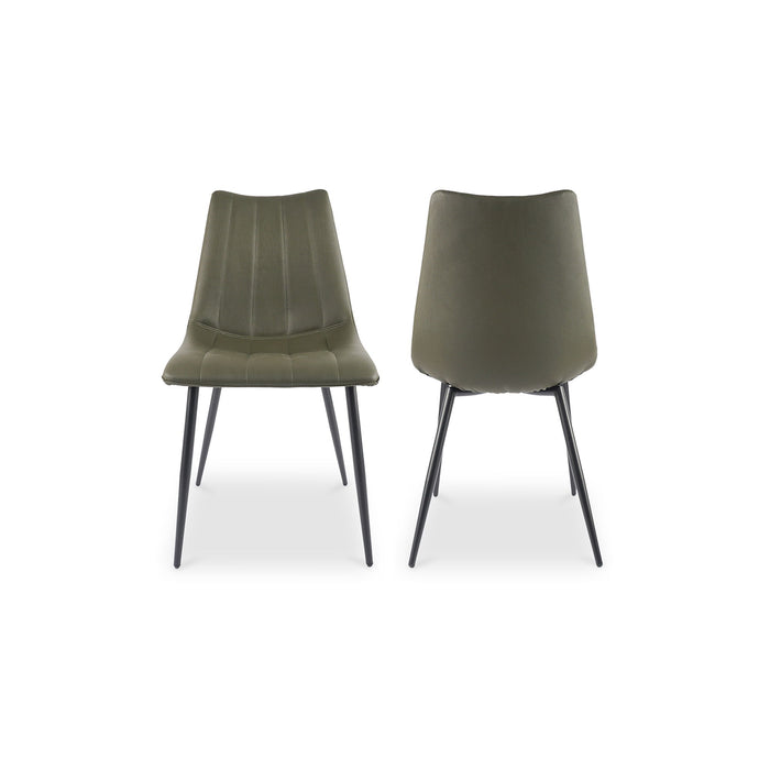 Alibi - Dining Chair (Set of 2) - Dark Green