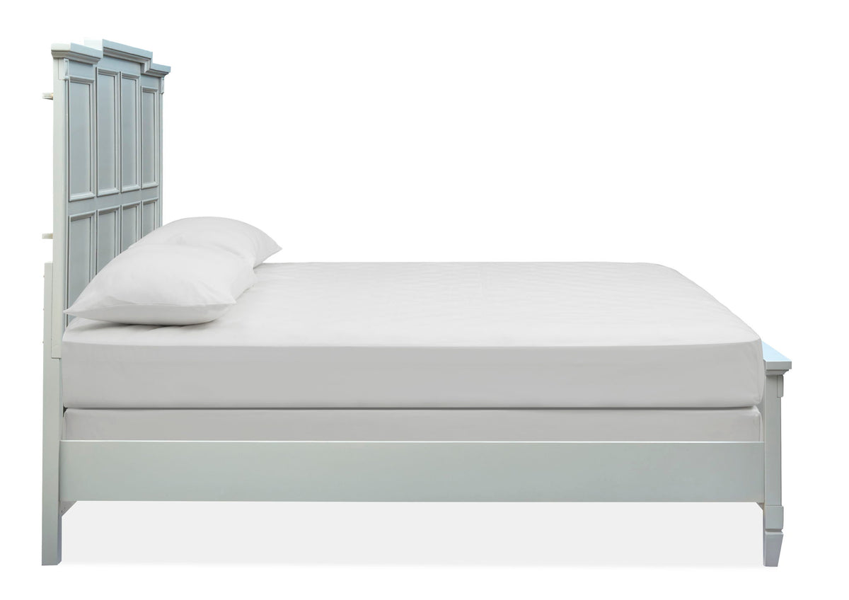 Glenbrook - Complete California King Panel Bed - Pebble