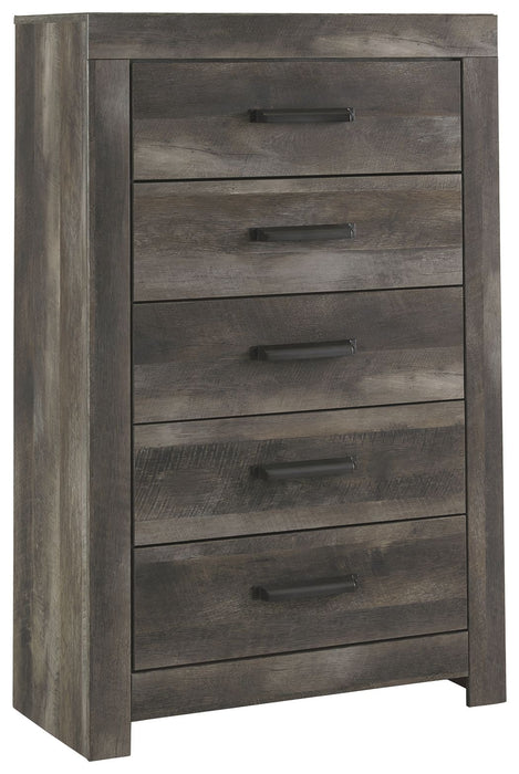 Wynnlow - Gray - Five Drawer Chest