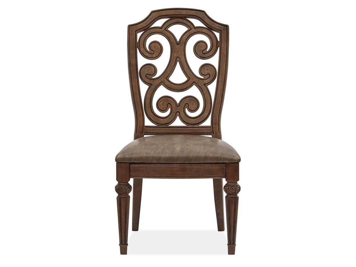 Durango - Wood Dining Side Chair With Upholstered Seat (Set of 2) - Willadeene Brown