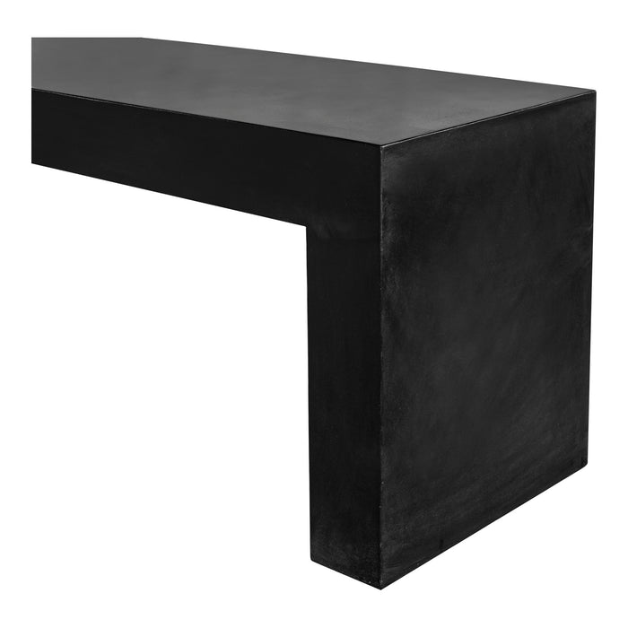 Lazarus - Outdoor Bench - Black