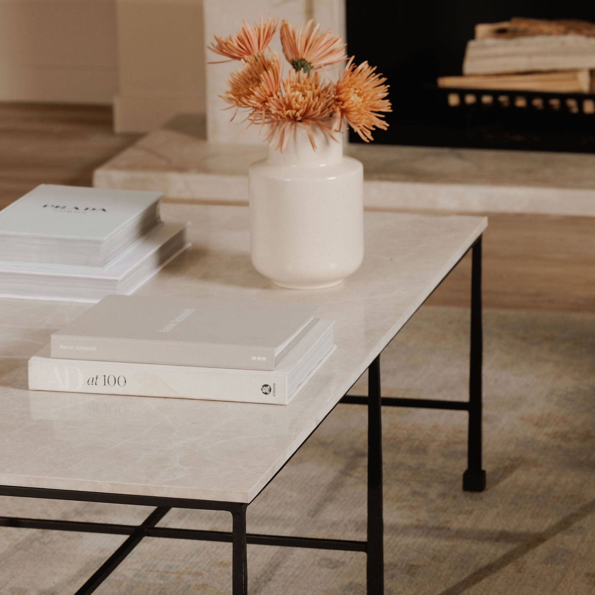 River - Coffee Table - Botticino Beige