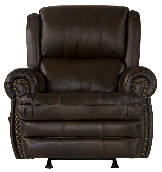 Roberto - Rocker Recliner - Cocoa - Leather