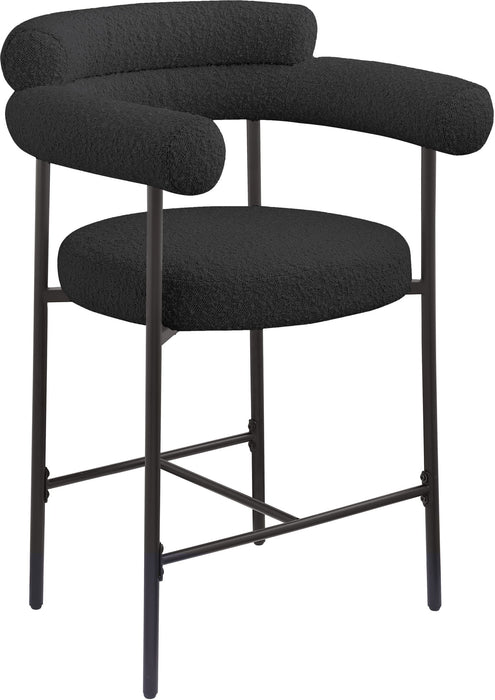 Blake - Counter Stool With Black Base (Set of 2)