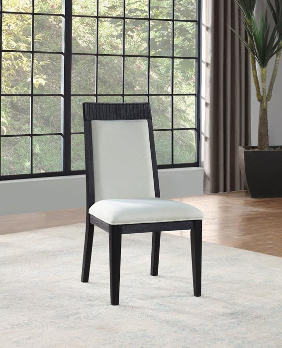 Brookmead - Dining Side Chair (Set of 2) - Ivory / Black