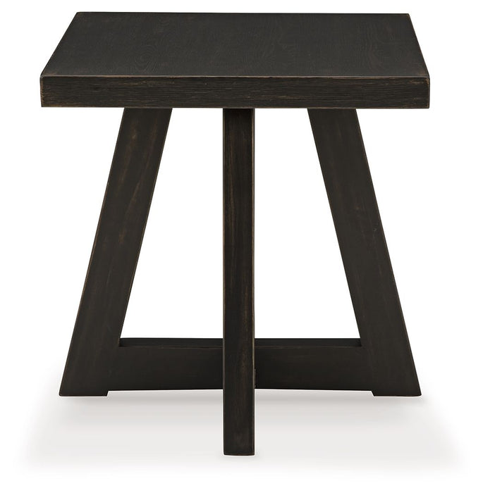 Galliden - Square End Table - Black