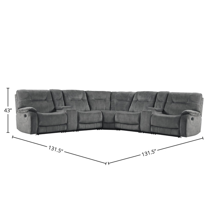 Cooper - Modular Manual Reclining Sectional