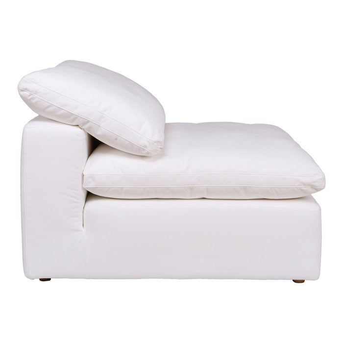 Clay - Livesmart Fabric Slipper Chair - Cream