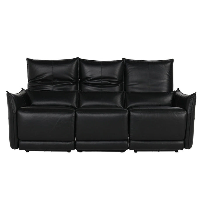 Amsterdam - Leather Power Recliner Sofa - Black