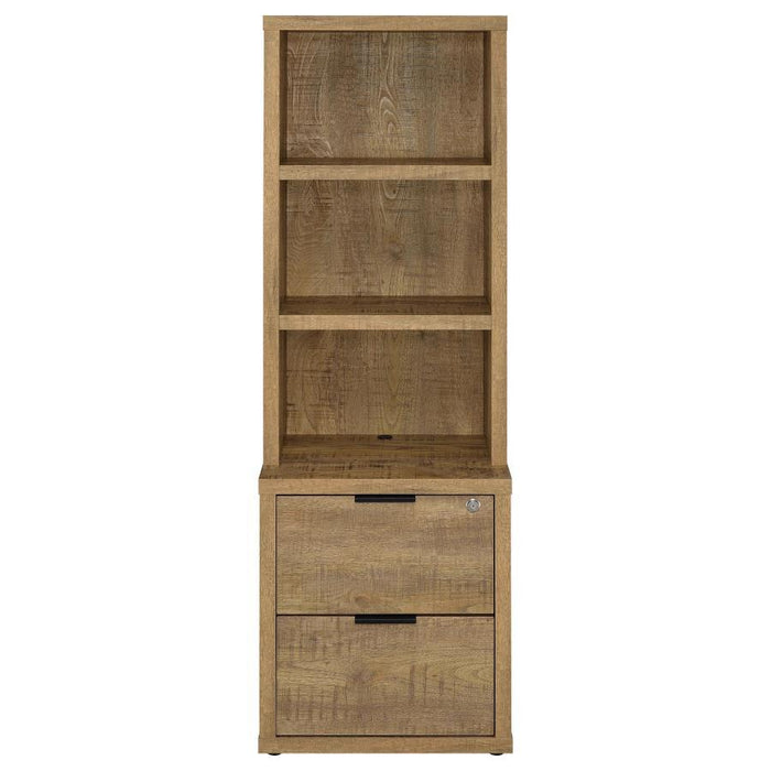 Westpark - 3-Shelf Bookcase USB And Lockable Drawer