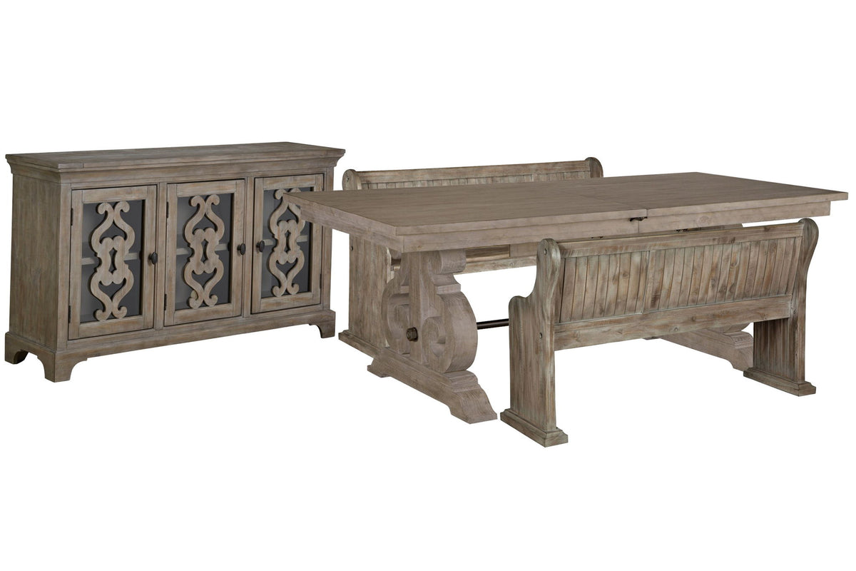Tinley Park - Extendable Rectangular Dining Table Set