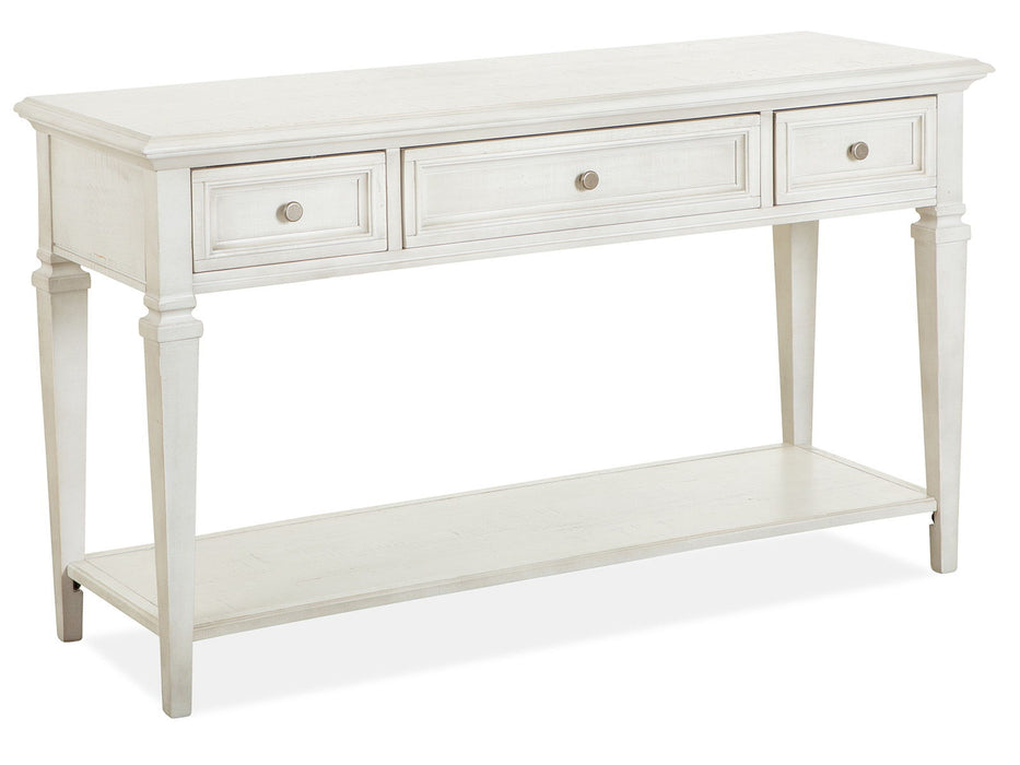 Newport - Rectangular Sofa Table - Alabaster
