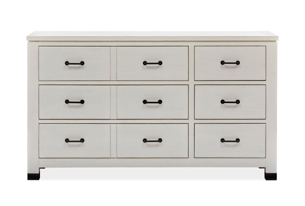 Harper Springs - Drawer Dresser - Silo White