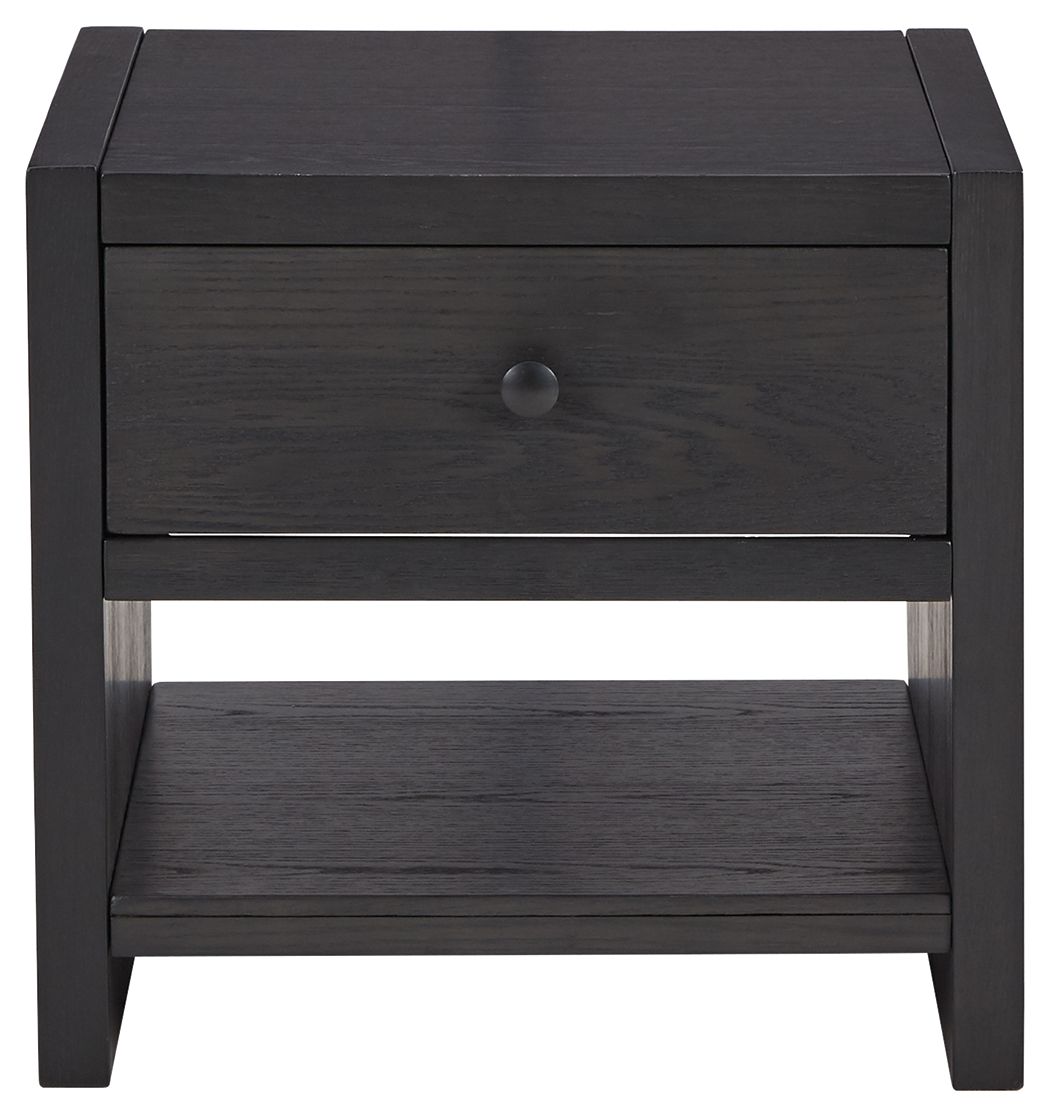 Foyland - Square End Table - Black