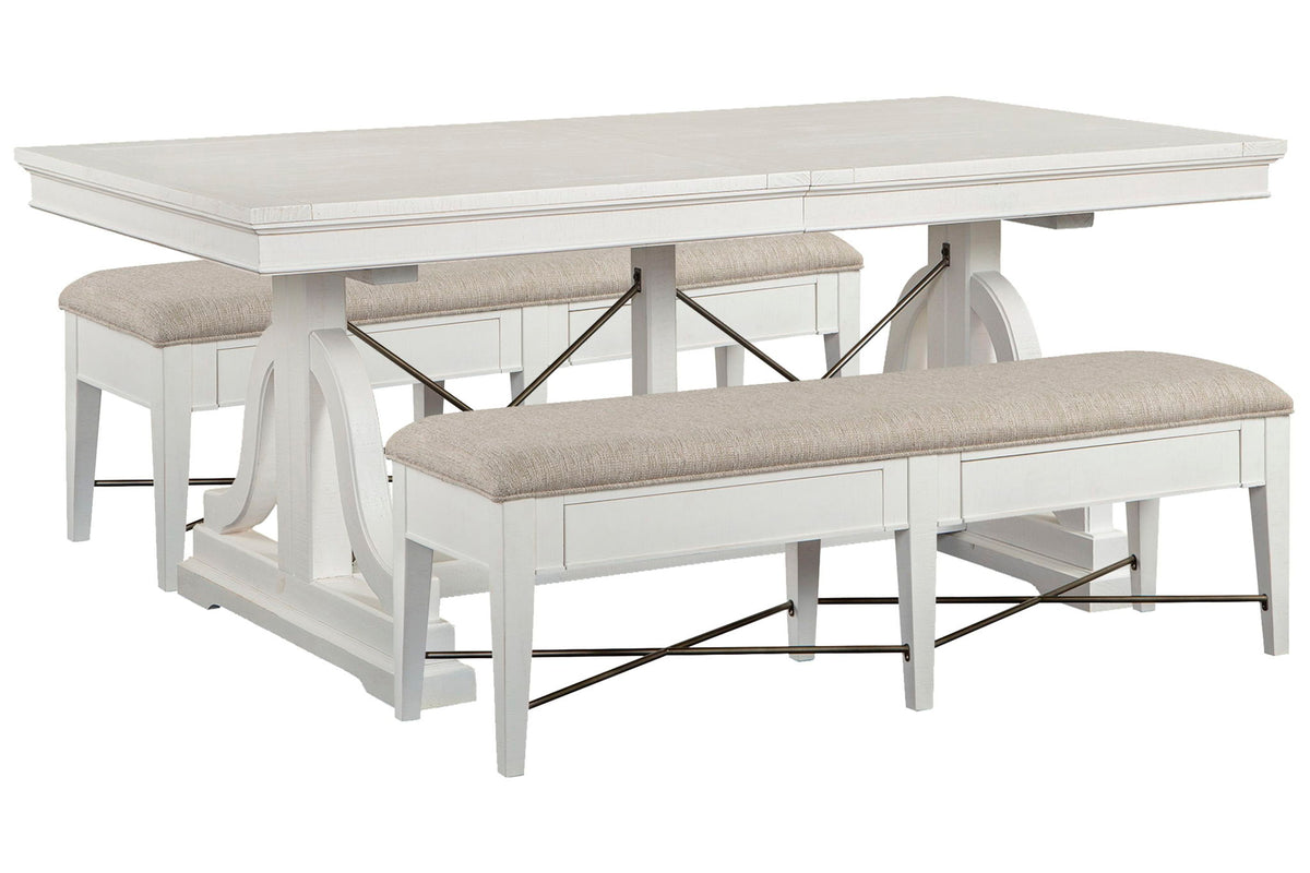 Heron Cove - Extendable Trestle Dining Table Set