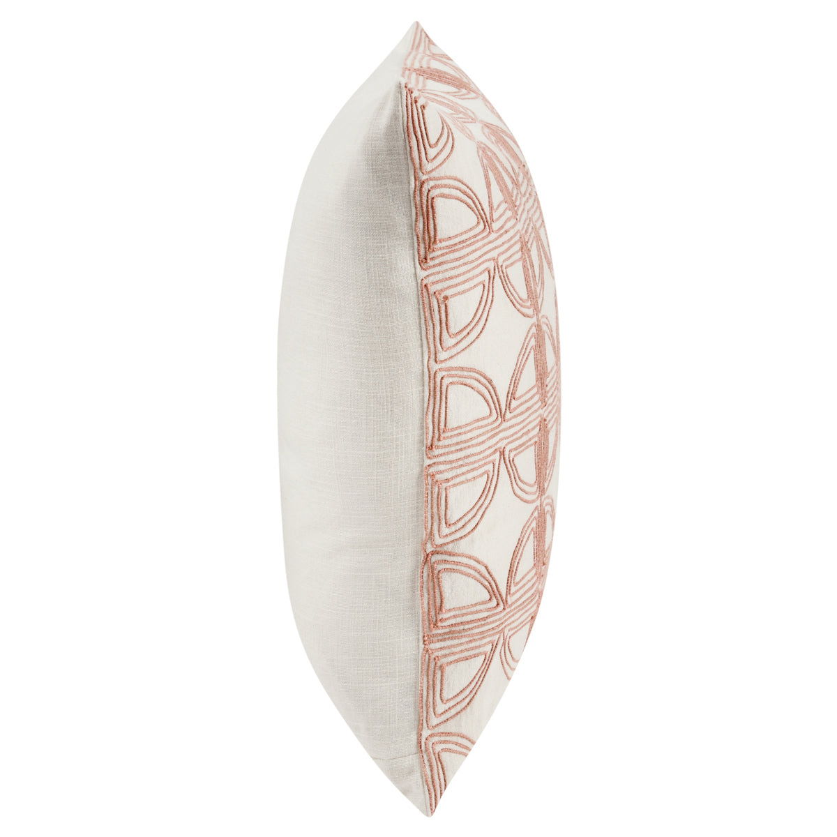 Villa Classics - Elea 22" x 22" Pillow - Ivory / Blush