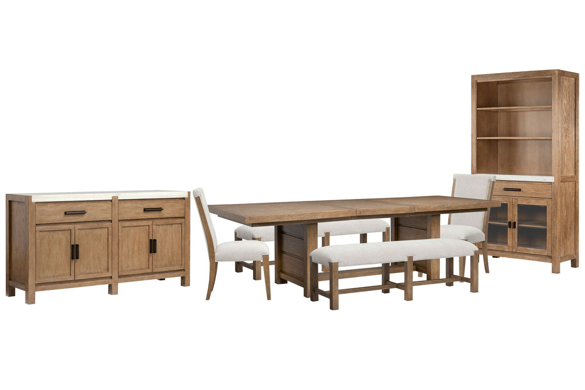 Plum Creek - Trestle Dining Table Set