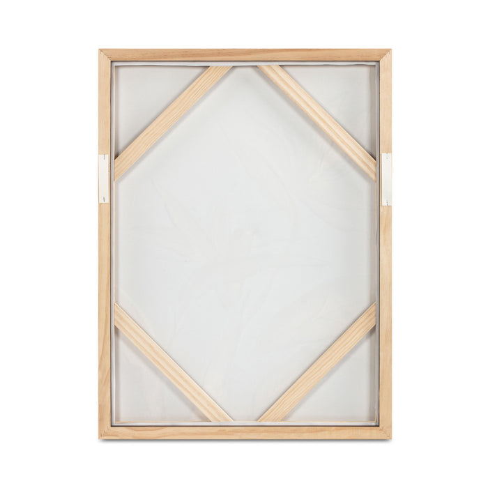 Paradis - Framed Painting - Blue