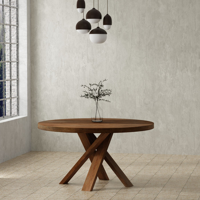 Crossings - Downtown Round Dining Table - Amber
