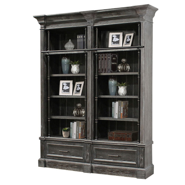 Gramercy Park - Museum Bookcase (2 piece) - Vintage Burnished Smoke