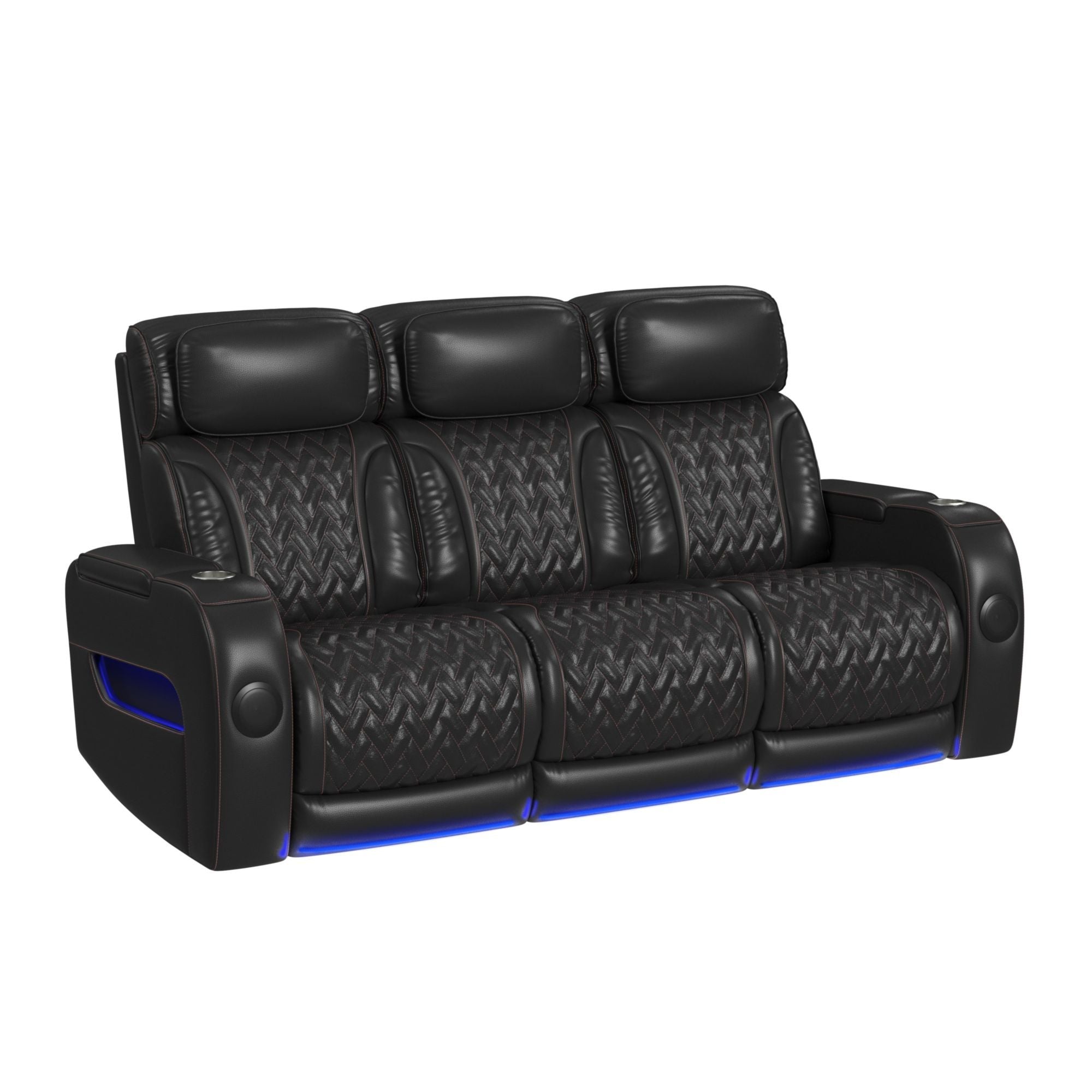 Prime Time - P3 Sofa With I Table, Reading Light, Heat, Massage, LED, And Speaker