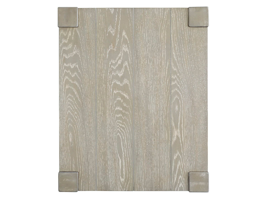 Burgess - Rectangular End Table - Calico Grey