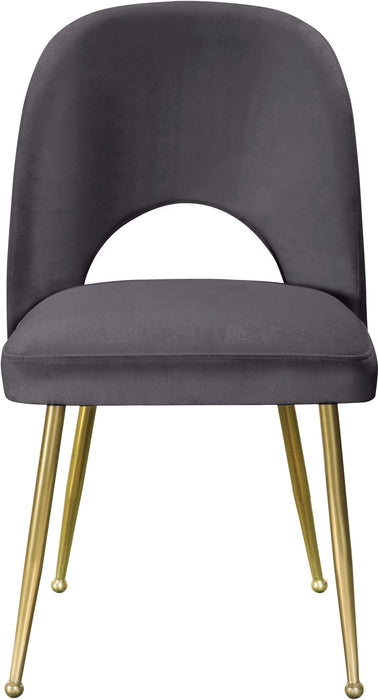 Logan - Dining Chair (Set of 2) - Gold Legs