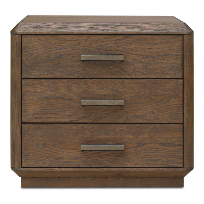 Caleb - Accent Nightstand - Dark Brown