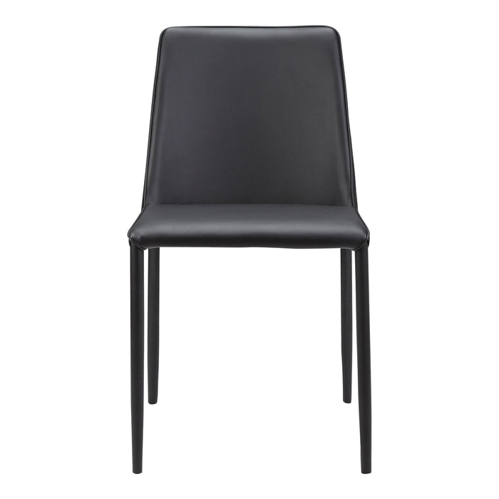 Nora - Vegan Leather Dining Chair (Set of 2) - Black