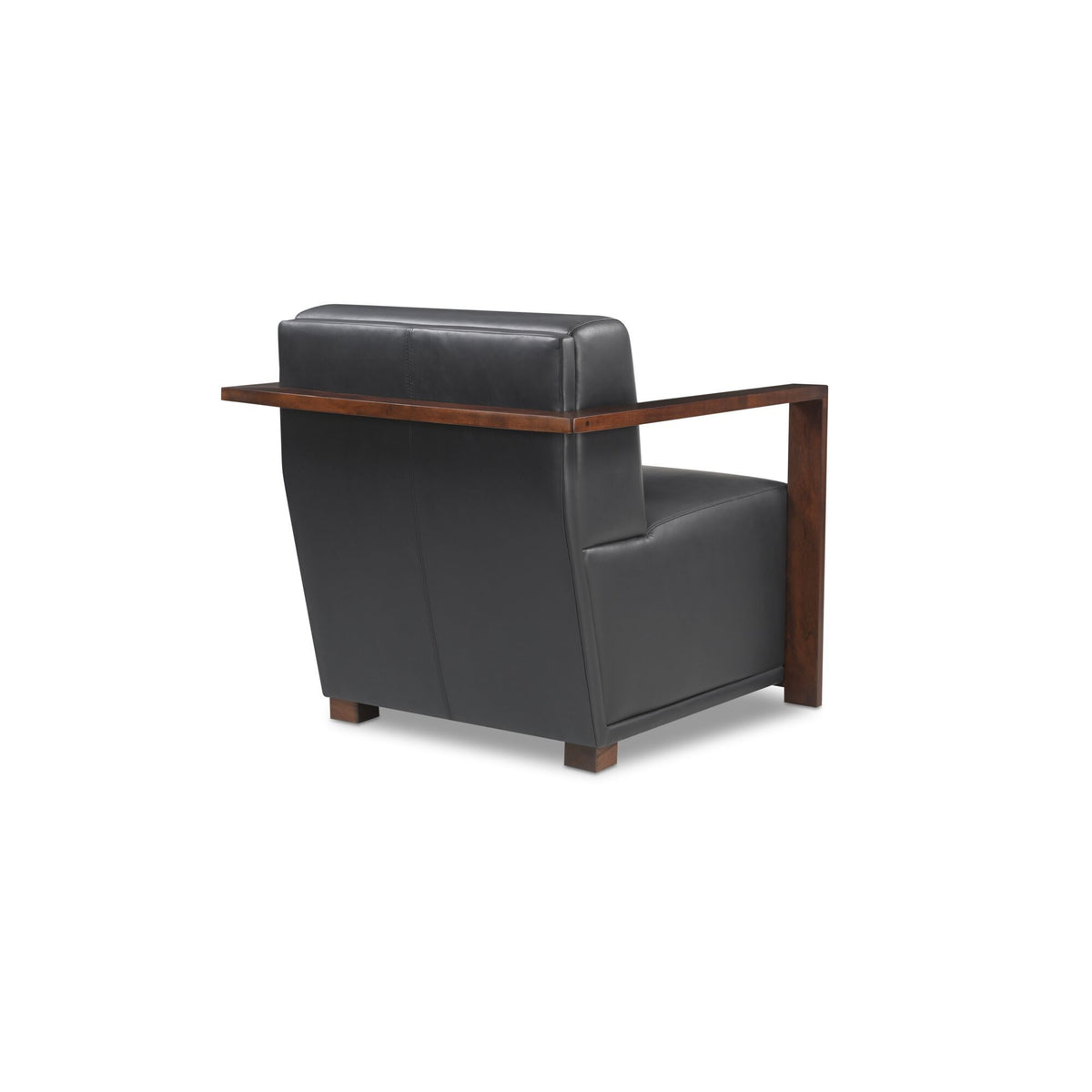 Barnes - Accent Chair - Black / Dark Brown