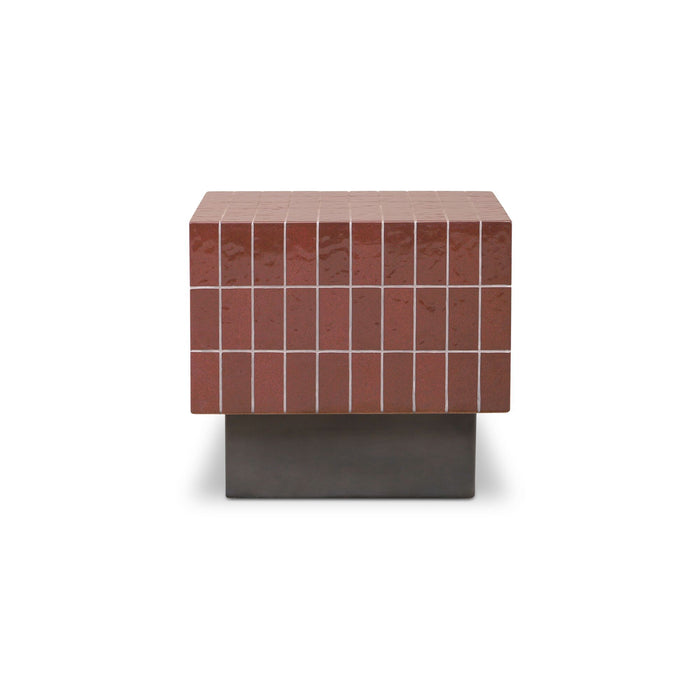 Farren - Outdoor Side Table - Brown