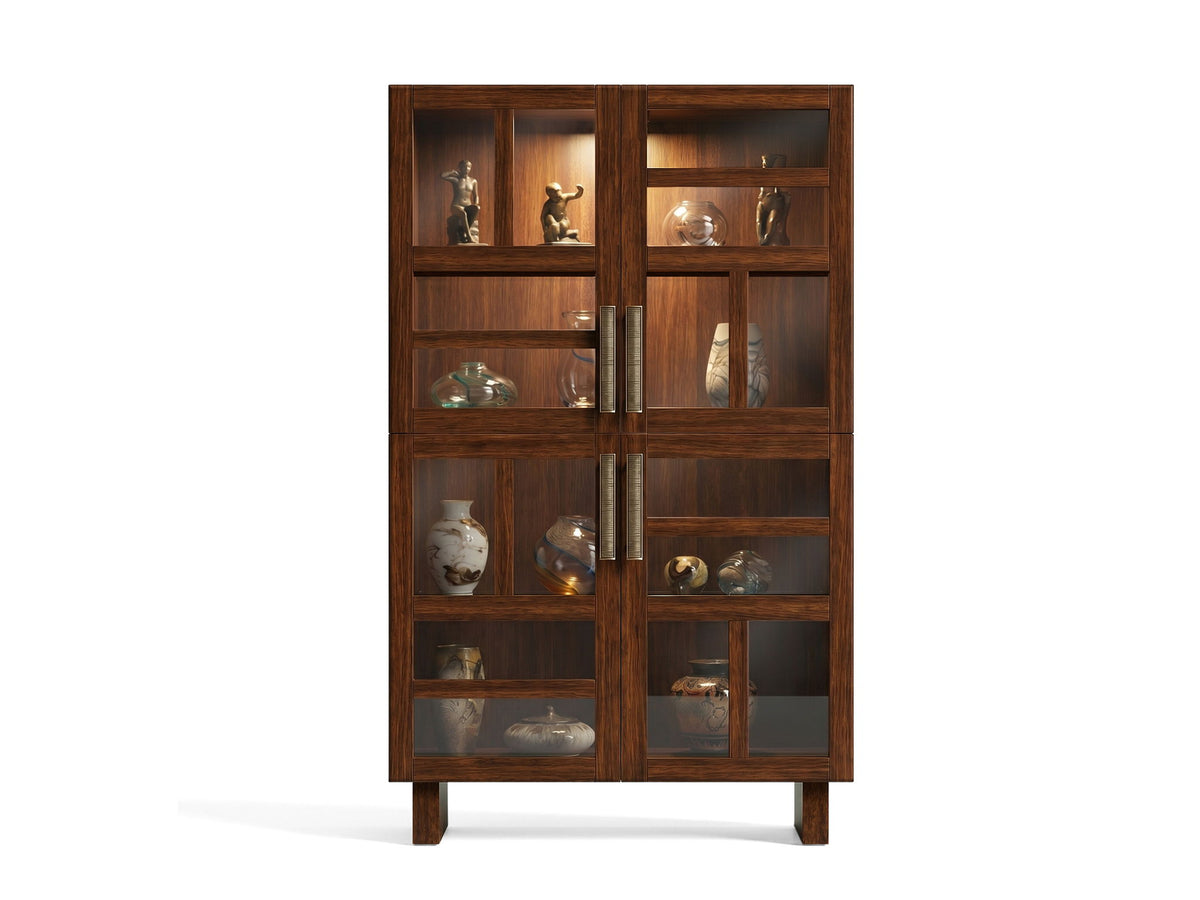 Reena - Display Cabinet - Rich Brown
