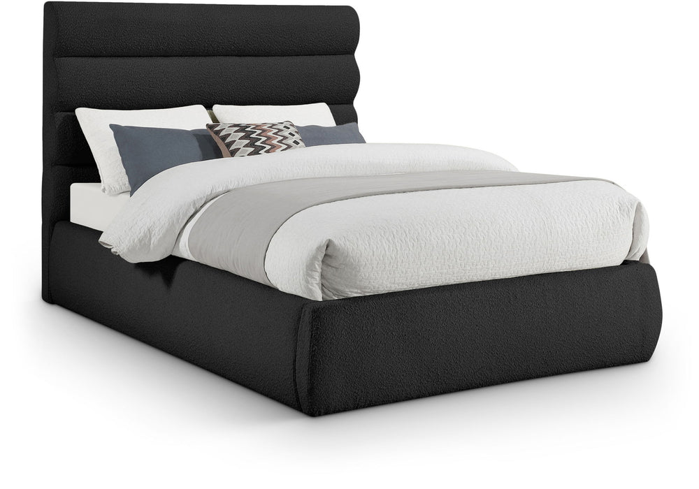 Adam - Boucle Fabric Bed With 52" Headboard