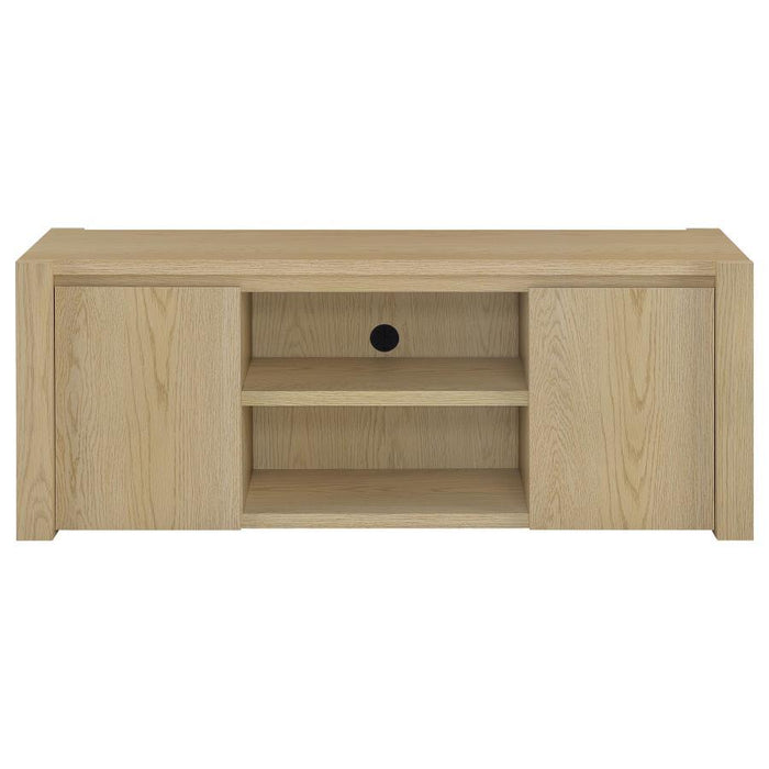 Laurelton - 60" 2-Door TV Stand Media Console - Light Oak