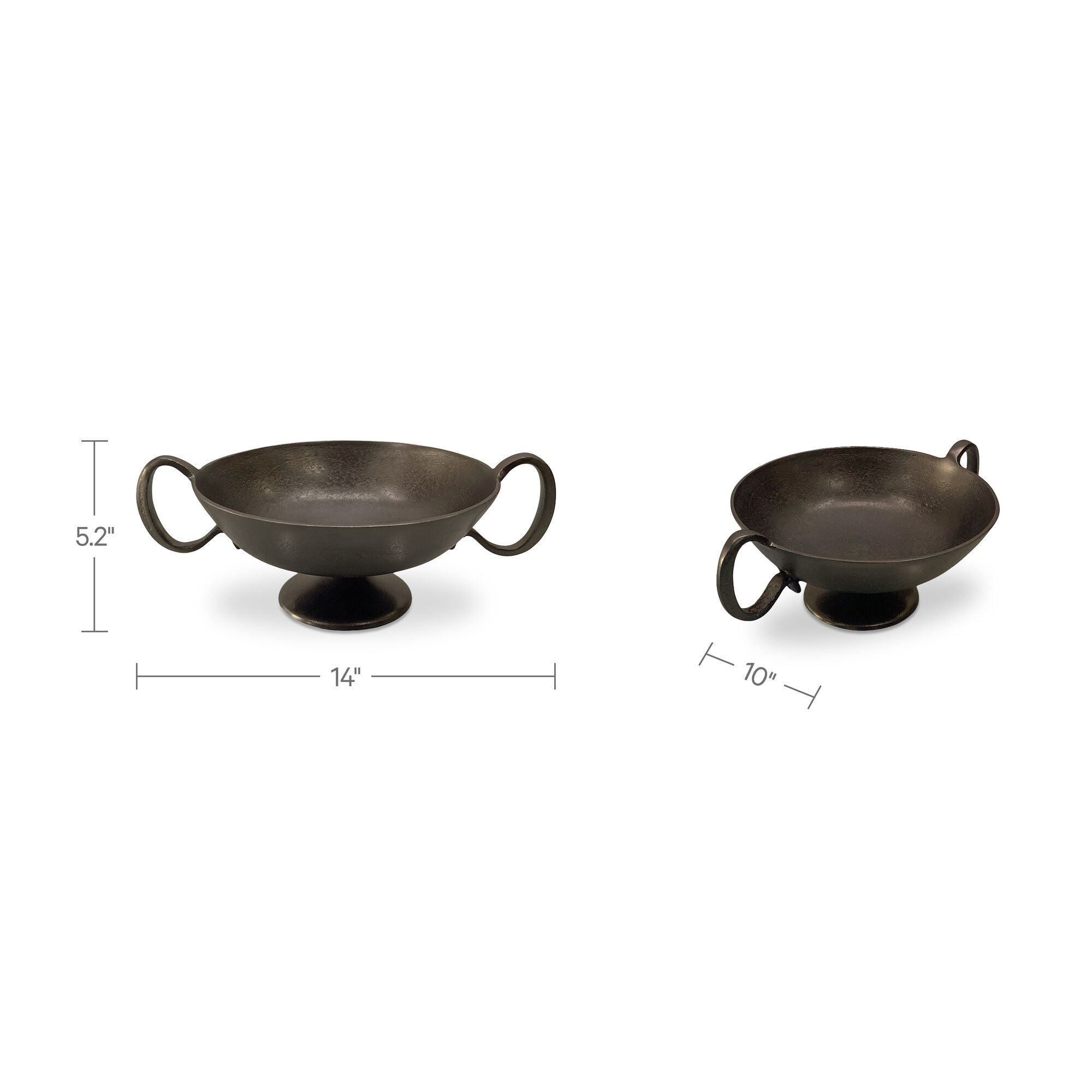 Floris - Decorative Bowl - Antique Brass