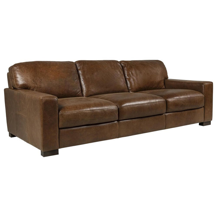 Beckham Chestnut Leather Sofa