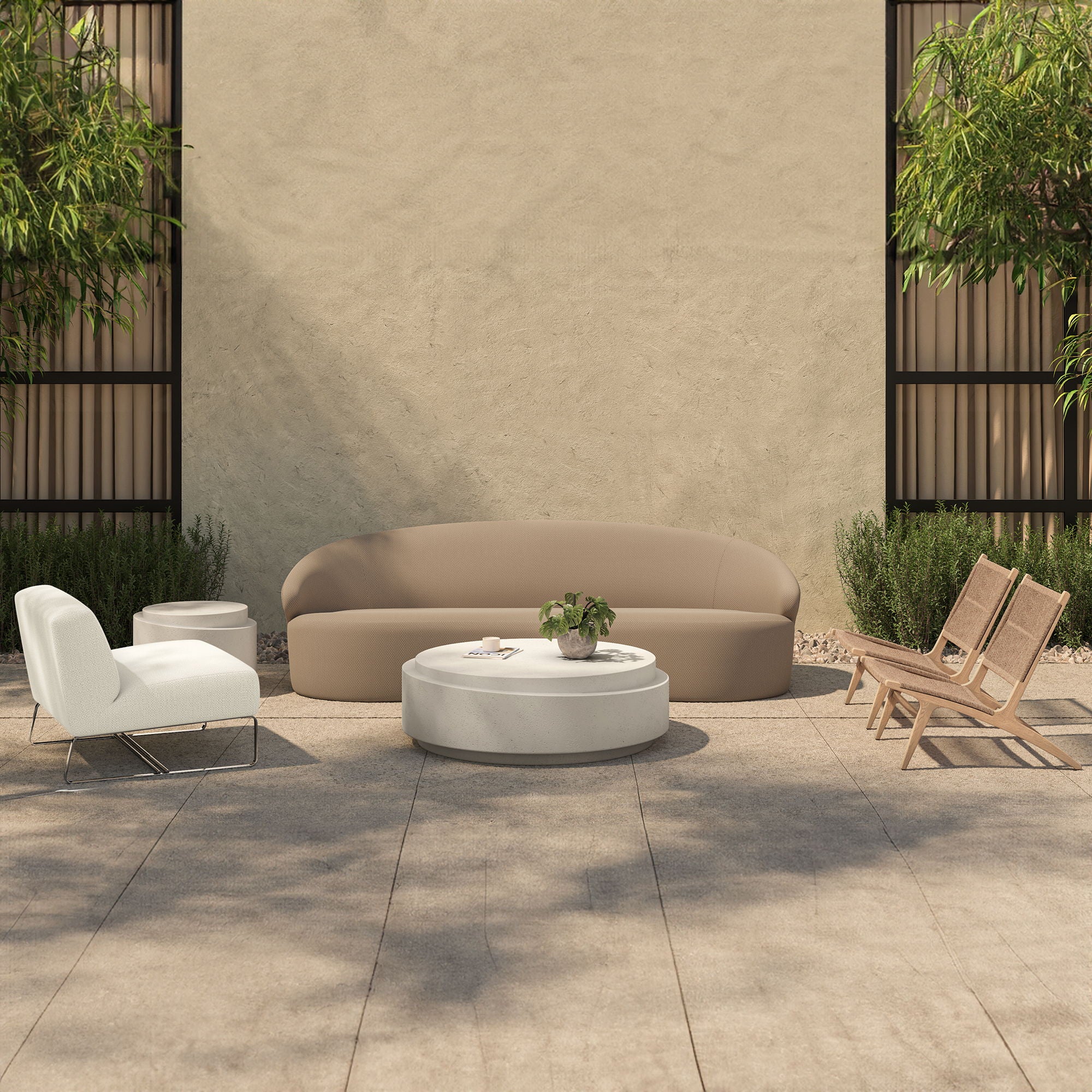 Cove - Outdoor Sofa - Taupe