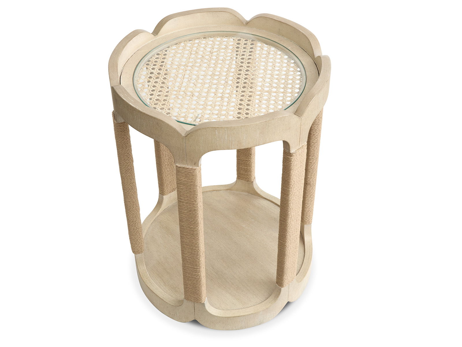 Sunset Cove - Drum Table - Sanibel Brown
