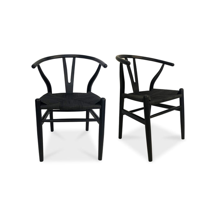 Ventana - Dining Chair (Set of 2) - Black