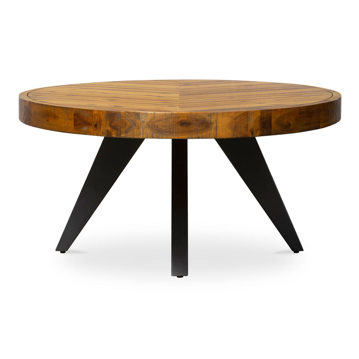 Parq - Oval Coffee Table - Brown