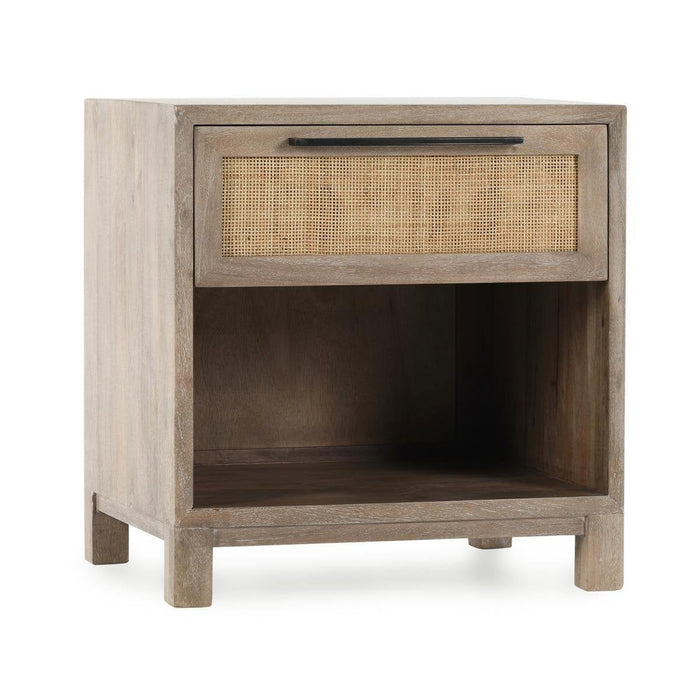 Jensen - 1 Drawer Nightstand - Taupe