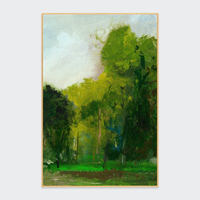 Woodland - Painting Art By Buddy Whitlock - Green