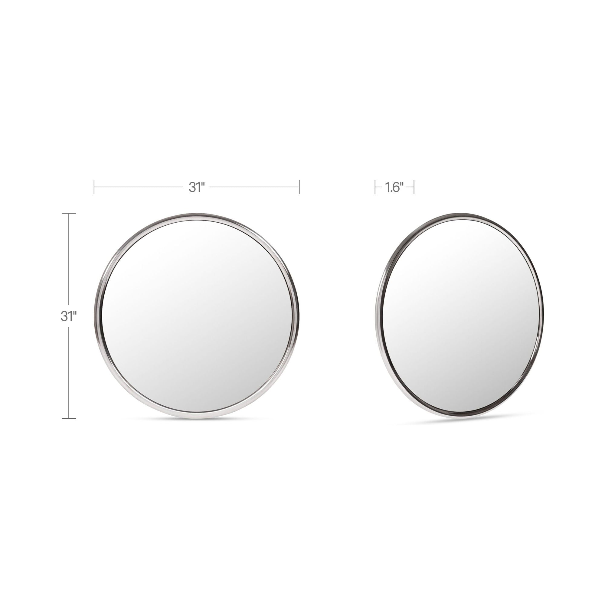 Lars - Mirror - Chrome / Silver