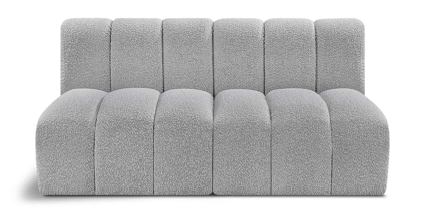 Arc - Boucle Fabric 2 Seats Modular Sofa