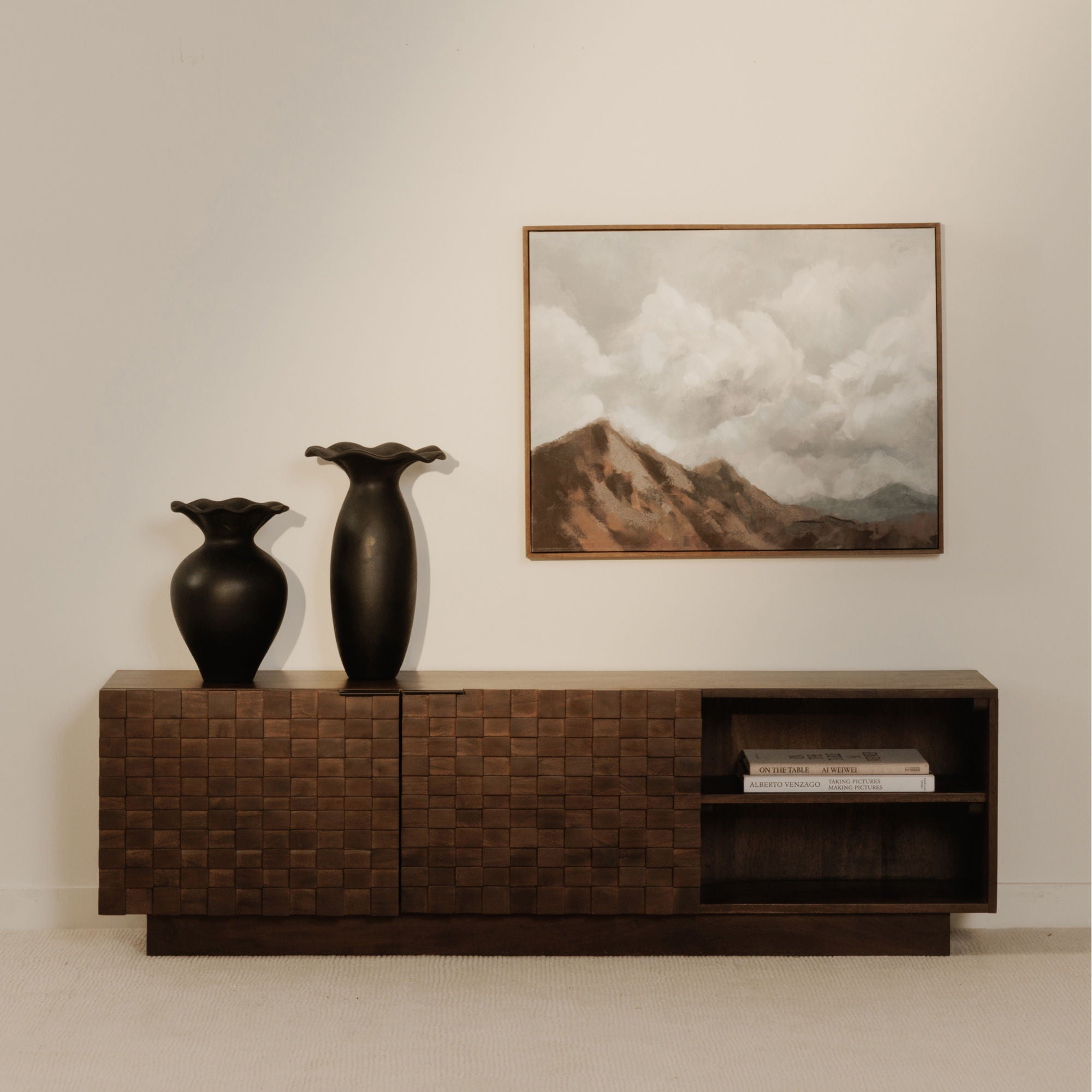 Easton - Media Cabinet - Brown