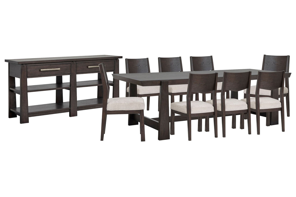 Tauren - Trestle Dining Table Set